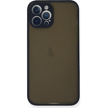 Apple iPhone Uyumlu  12 Pro Max Kılıf Montreal Silikon Kapak -  Lacivert
