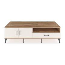 Kronos Tv Ünitesi 2 Raflı Tek Çekmeceli 2 Kapaklı 176x59x51 Çam-aytaşı/aytaşı Aytası/aytası