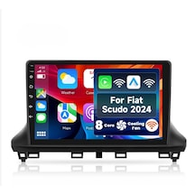 Foxus Fiat Scudo 2024+ 4gb Ram 64gb Hafıza Android Dokunmatik Ekran Oto Teyp - Carplay Wifi Gps Bluetooth Kamera Destekli Oem