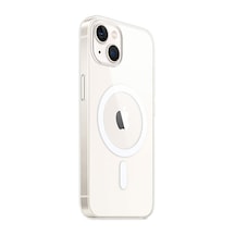 Apple iPhone Uyumlu  15 Plus Kılıf Magneticsafe Şeffaf Silikon -  Şeffaf