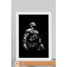 Mike Tyson Çerçeveli Tablo Boksör Tablosu - Estetik Poster