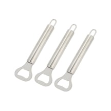 Geeroyoo 3 Adet Mini Taşınabilir Paslanmaz Çelik Manuel Bira Kapağı Açıcı, Pratik Mutfak Aletleri, Partiler Ve Kamp İçin Dayanıklı