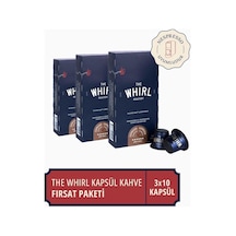 The Whirl Espresso Dark Kapsül Kahve 3'lü Fırsat Paketi 30 Kapsül