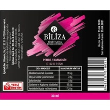 Biliza Sıvı Gıda Boyası Pembe 30 ML