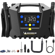 Michelin Mc34259 11.1volt/2.5ah.120psı Ayarlanabilir Dijital Basınç Göstergeli Şarjlı Lastik&yatak Şişirme Pompası