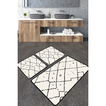 Dalmata Banyo Halısı Djt 3 Lü Set