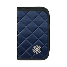 Jacbag Cover Soft-sert Kapaklı Ayraçlı Kapitone Kalem Kutusu Cover Soft-lacivert renkli