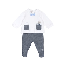 Chicco Takım / Bluz + Tek Alt 09100349000000 000038 Whıte & Blue