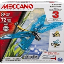 Meccano Metal Arı Kelebek  72 Parça 3Model Hayvan