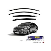 Niken Renault Megane 4 Cam Rüzgarlığı Kromlu Sedan 2016+ Niken 047 Rn37-1 02 01
