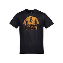 Kalic Studio Unisex Siyah Haikyuu Anime Baskılı Siyahorj456
