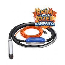 Demir Teknik Dt 220 Eco Kendinden Konvertörlü 60 Mm Beton Vibratörü