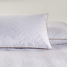Linens Fluffy Pamuk Kapitone Standart Yastık Alezi