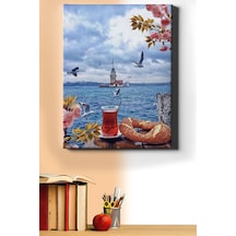 Webstyle Sayılarla Boyama Seti Kasnaklı Üsküdar'da Kahvaltı 60 X 75 Cm