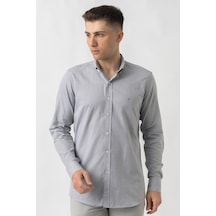 White Stone Aarburg G45044 Pamuklu Regular Fit Oxford Gömlek Gri-gri Gri White Stone Aarburg G45044 Pamuklu Regular Fit Oxford Gömlek Gri-gri Gri