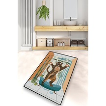 TAME YOUR TIGER 70X120 CM Banyo Halısı Banyo Paspası
