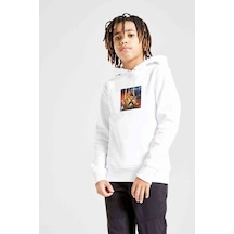 Tshirthane Manowar Warriors Of The World Baskılı Unisex Çocuk Sweatshirt Beyaz