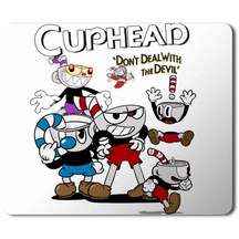 Cuphead Dont Deal With The Devil 3 Baskılı Mousepad Mouse Pad