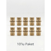 3/8 Sarı Nipel - 10lu Paket
