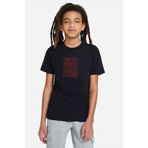 Tshirthane Love Joy Peace Baskılı Unisex Çocuk Siyah Tshirt (528271945)