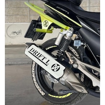 Drift L Uyumlu Egzoz Koruma Beyaz Renk Diğer