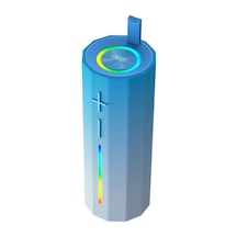 F71 1800 Mah Taşınılabilir Kablosuz Rgb Renkli Işıklı Hoparlör Bluetooth Ses Bombası