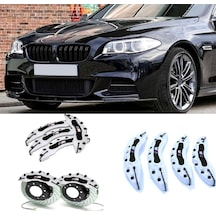 Bmw F10 ///m Beyaz 17-18-19-20 Janta Uyumlu 4.lü Kaliper Kapagı
