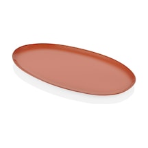 The Mia Cotta Limoges Oval Servis Terracota 43x22 Cm