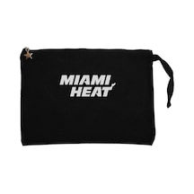Miami Heat White Siyah Clutch Astarlı Cüzdan / El Çantası Siyah