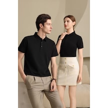 New Performance.arw98183.serintutan-antibakteriyel-yüksek Kalite.çıtçıtlı Polo T.shirt Siyah