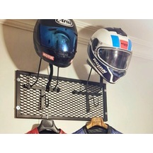 Motorcu Kask Askısı, Metal Kask Askısı Se-x2 Iron X2v3