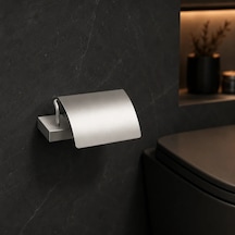 System Banyo Mat Nikel Saten Tuvalet Kağıtlığı Ba1019 010 Nbm Çok Renkli