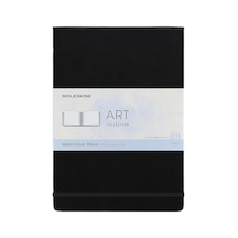 Art Collection Sulu Boya Albümü Ve Çizim Defteri Not Defteri, Sert Kapaklı Ve Elastik Kilitli, Sulu Boya Ve Sulu Boya Kalemleri İçin Uygundur, Siyah, A4 21 X 29,7 Cm, 60 Sayfa