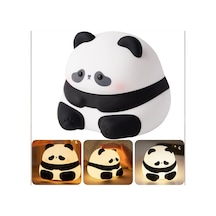 Sevimli Panda Dokunmatik Renk Değiştiren Gece Lambası Rgb Beyaz