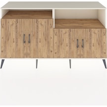 Hyperion Konsol 4 Raflı 4 Kapaklı 176x44x99 Aytaşı-çam Aytası/atlas Çam - Aytası