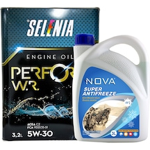 Petronas Selenia Pure Energy Wr 5W-30 C2 Motor Yağı 3.2 L + Yeşil Antifriz 3 L