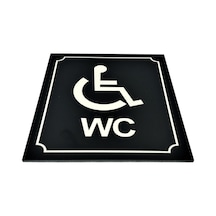 Wc Tuvalet Tabelası Engelli Yönlendirme Levhası 10 Cm X 12