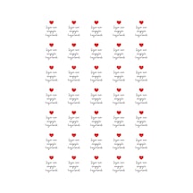 Bimotif Paketlemeye Özel 700 Adet Sticker, Sizin İçin Sevgiyle Hazırlandı