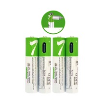 Ers Type-c İle Şarjolabilen 4 Lü Aaa 1.5v Lityum İnce Şarjlı Kalem Pil 750 Mah Uzun Ömürlü
