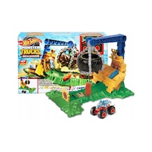 Hot Wheels Monster Trucks Arenada Rhinomite Mücadelesi Oyun Seti Htp18