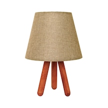 Tripod Abajur Masa Lambası Kilim Çok Renkli
