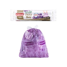 Koroplast Lavanta Kokulu Orta Boy Büzgülü Çöp Poşeti 15'li 55x60 Cm, Kolay Bağlanır Kokulu Büzgülü Orta Boy