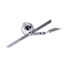 Asimeto As-490067 Üniversal Açı Ölçer Çubuk Büyüteçli 200 Mm