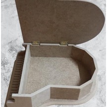 1448bng90274hobi Adn Dekoratif Piyano Kutu Ayaklı Ahşap Mdf Ham Cnc Kesim Model El Yapım
