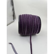 Paşateks- 1 Cm Düz Kadife-5 Metre Mor