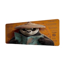 Kung Fu Panda Po Harita Tasarım 40x90 Cm Oyuncu Mousepad Kaymaz Taban Büyük Boy Mousepad