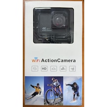 Aggıy V22 4k Wifi - Full Aksesuar - Aksiyon Kamerası Siyah