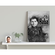 Kişiye Özel Godfather Baba Tasarımlı Kanvas Tablo 30X50Cm-22