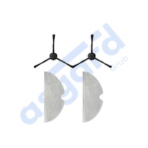Dreame F9 - Z10 Pro Uyumlu 2 Yan Fırça 2 Mop Pkt-iasgf0001148