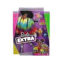 Oyuncak Barbie Extra Renkli Ceketli Barbie Extra Siyahi Barbie